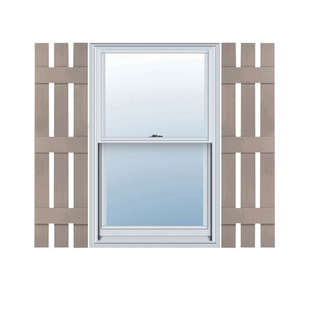 Ekena Millwork Mid-America Vinyl, TailorMade Three Board Spaced (3 Batten), Board-n-Batten Shutters, S31256008, PR S31256008
